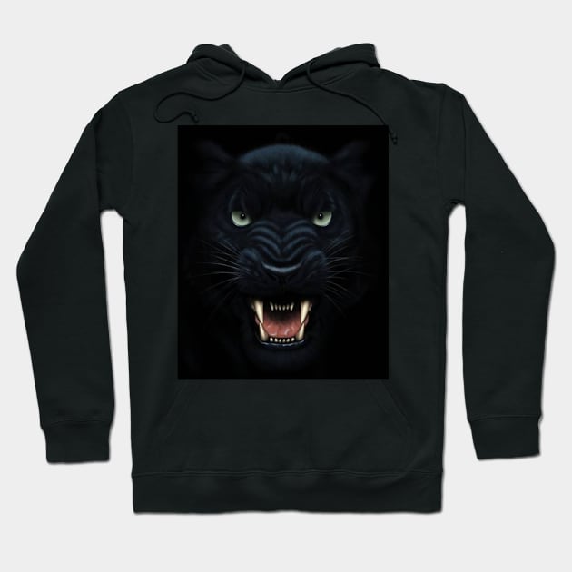 Lovely &amp; Cool panther Illustration Gift idea For Family members Hoodie by RedoneDesignART